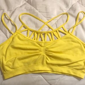 Straps Yellow Bandeau